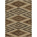 Mayberry Rug 2 ft. 3 in. x 7 ft. 7 in. Lodge King La Cruces Area Rug, Brown LK8531 2X8